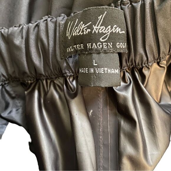 Men's Walter Hagen  Hydrohalt 11 Black Golf Rain Pants Size L - Picture 7 of 13